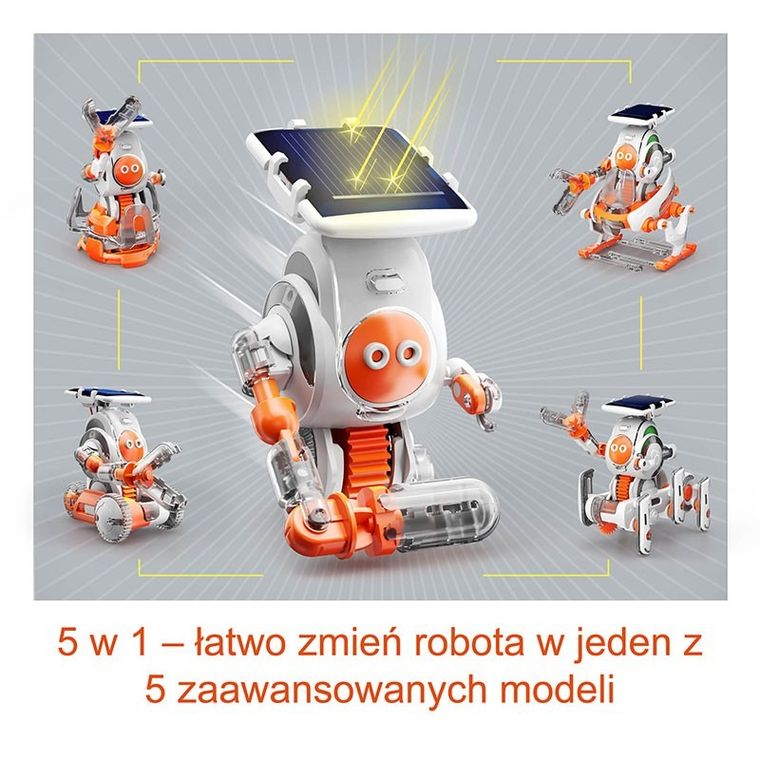 Kosmos, Roboty Solarne, stwórz robota, zestaw edukacyjny