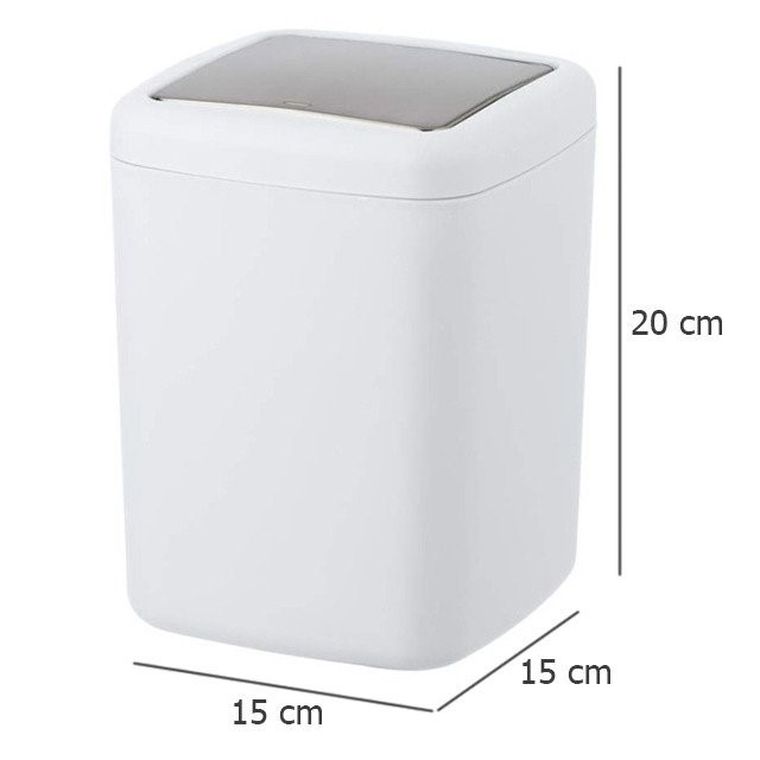 Kosz kosmetyczny, Swing, 2 l, rozmiar s, biały