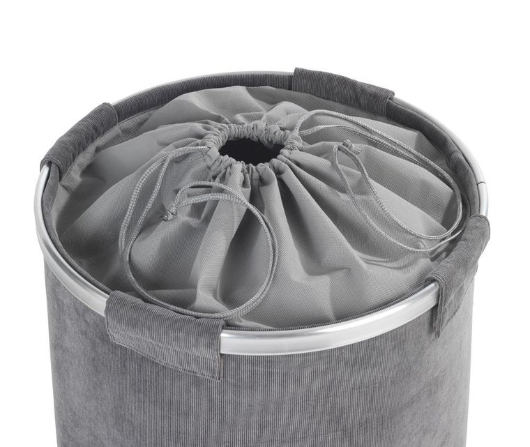 Kosz na pranie, Cordoba, szary, 68l