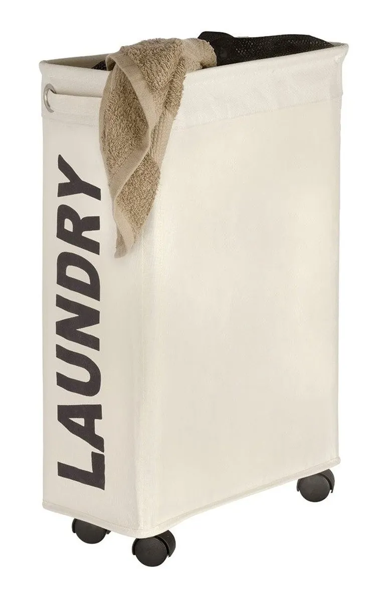 Kosz na pranie, Corno, 43 l, beżowy