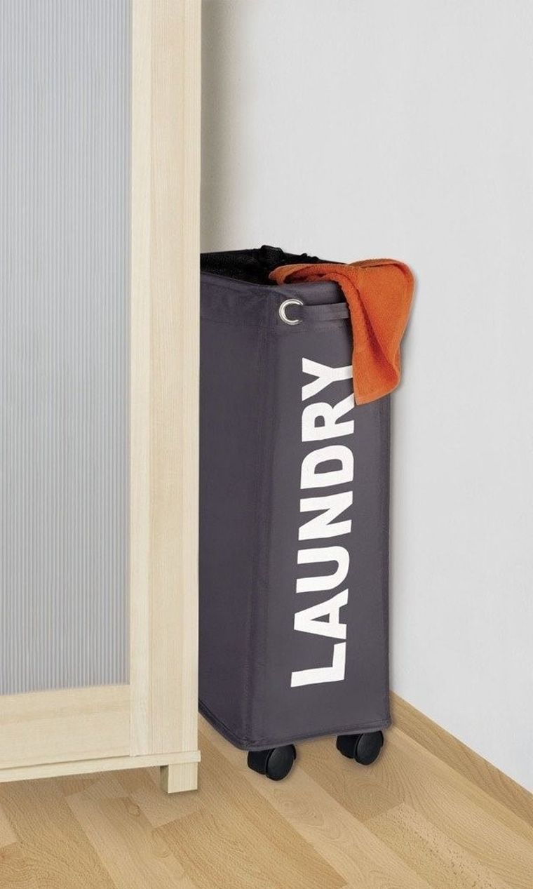 Kosz na pranie, Corno, 43 l, szary