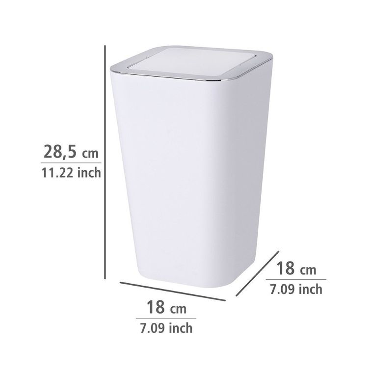 Kosz na śmieci, Candy, white, 6 l