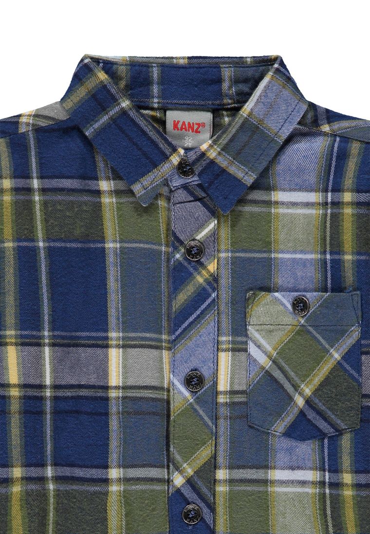 Koszula chłopięca z długim rękawem, mix, Kanz