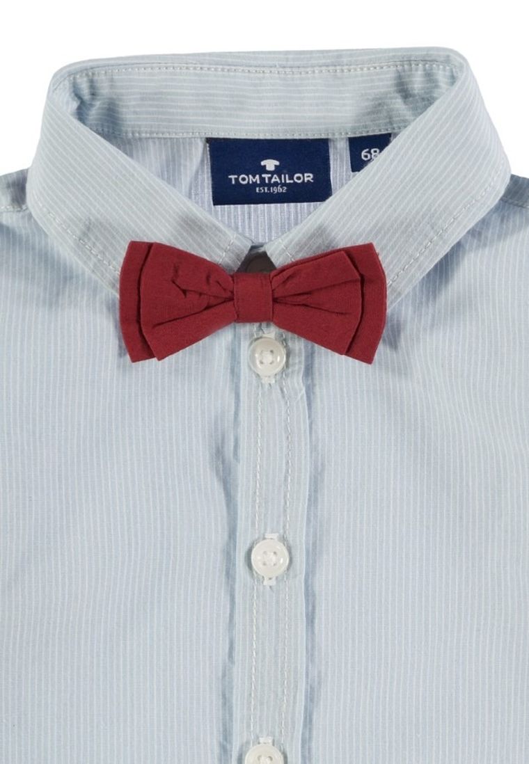 Koszula chłopięca z długim rękawem, niebieska, Tom Tailor