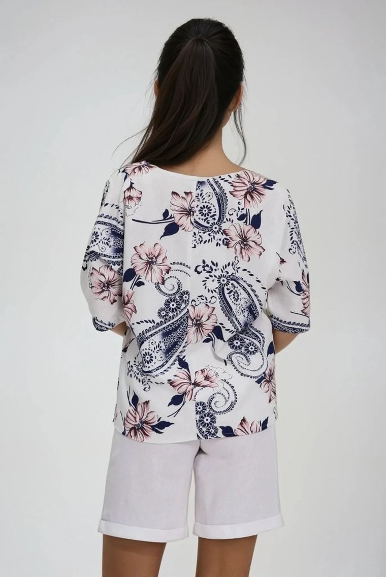 Koszula damska, biała, Moodo