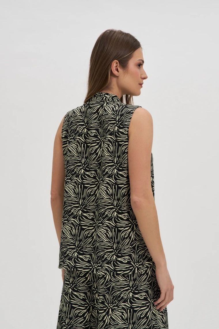 Koszula damska, czarna, Moodo