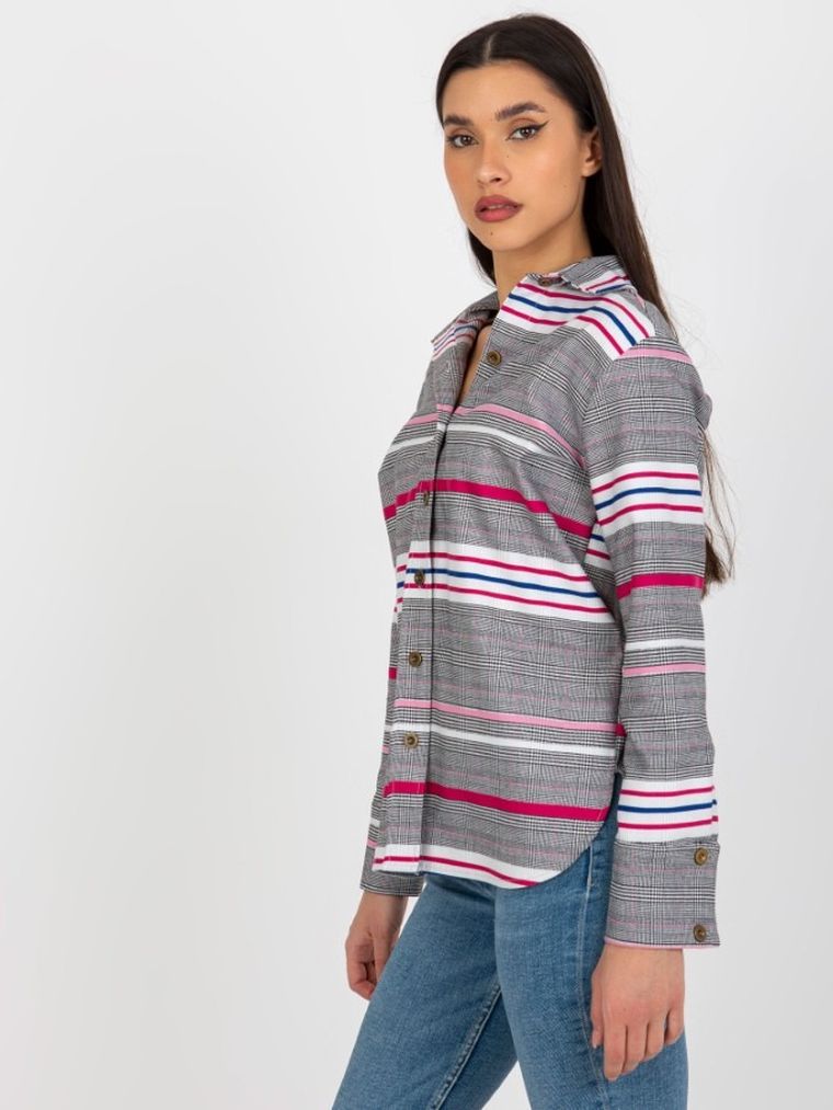 Koszula damska z długim rękawem, mix, Lakerta