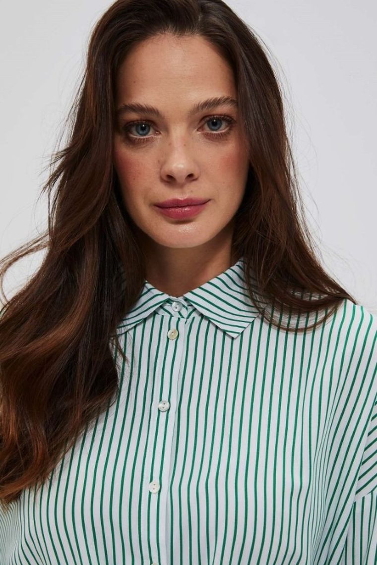 Koszula damska z długim rękawem, mix, Moodo