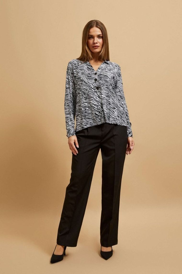 Koszula damska z długim rękawem, mix, Moodo