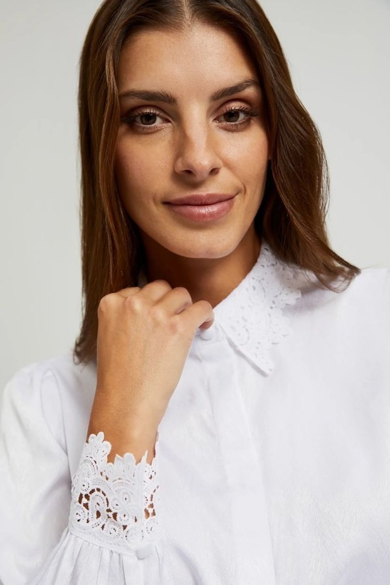 Koszula damska z długim rękawem, mix, Moodo