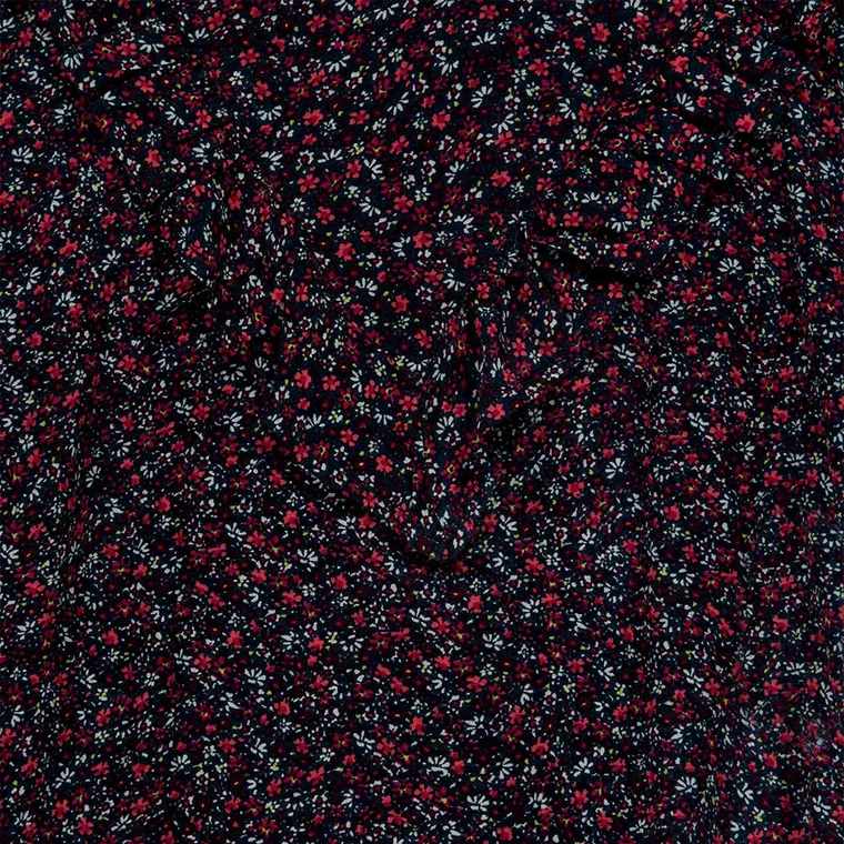 Koszula dziewczęca z długim rękawem, czarna, Tom Tailor