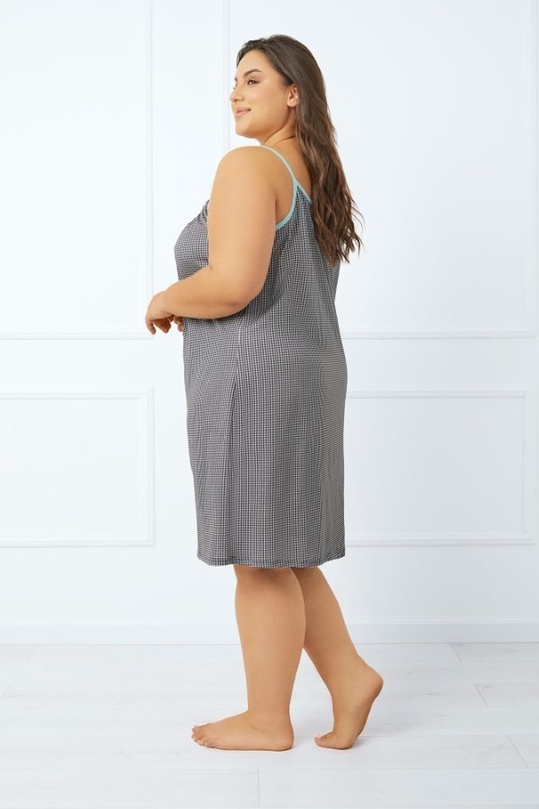 Koszula nocna damska na ramiączka, plus size, mix, Italian Fashion