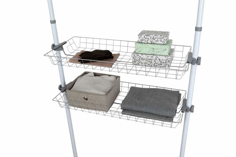 Koszyk do garderoby, szafy, Herkules 2 szt., 83-38-8 cm