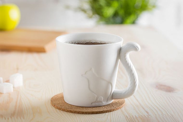 Kotek, kubek z ogonkiem