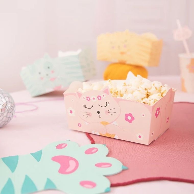 Kotki, pudełko na chipsy, 3 szt.