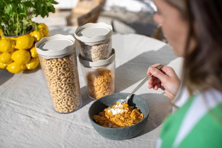 Koziol, Club, miska, grey, 700 ml, 4 szt.