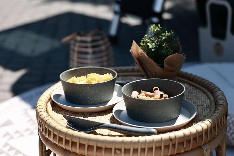 Koziol, Connect, miska, Organic Deep Grey, 890 ml