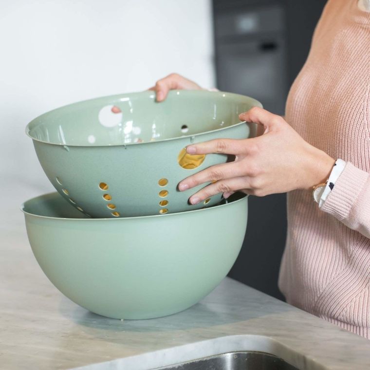 Koziol, durszlak 5l, Palsbyl, organic zielony