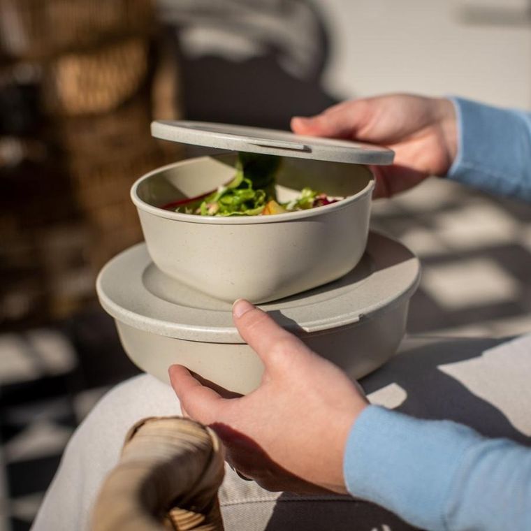 Koziol, Kopenhagen, pojemnik na żywność, 0,7l + 1,3l, 2 szt.