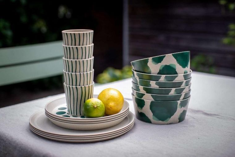 Koziol, kubek, Connect Monstera, 190 ml, 4 szt.