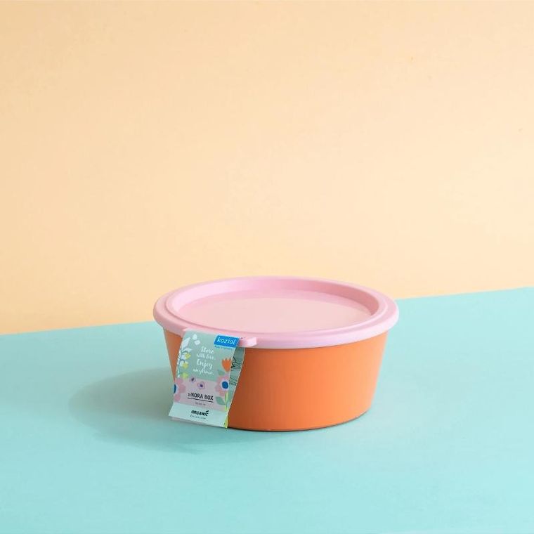 Koziol, miska z pokrywką, Nora Box, 1,3 l