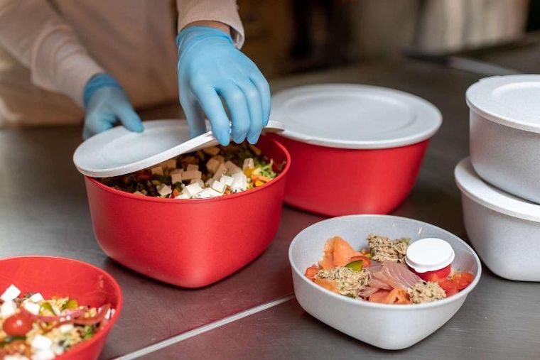 Koziol, pojemnik na żywność z pokrywką, 2L, CONNECTl