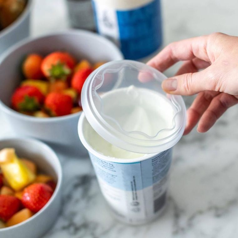 Koziol, pokrywka na jogurty fresh, wielorazowa, 3 szt. xø 10,2 cm