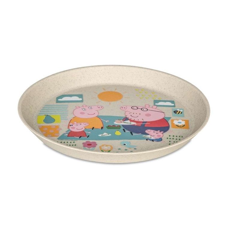 Koziol, Świnka Peppa, zestaw obiadowy dla dzieci Connect, z tworzywa organic