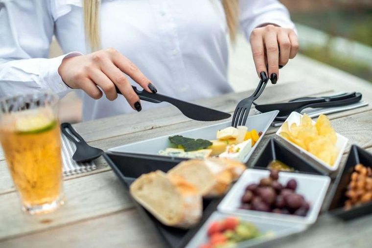 Koziol, turystyczny zestaw sztućców, Klikk organic