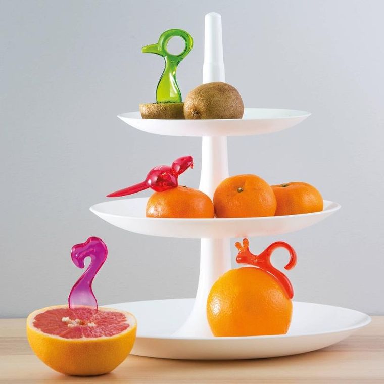 Koziol, zestaw Energy-tools: obieraczka, 2x łyżka, 3 szt.