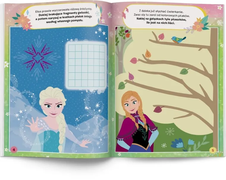 Kraina Lodu. 100 brokatowych naklejek