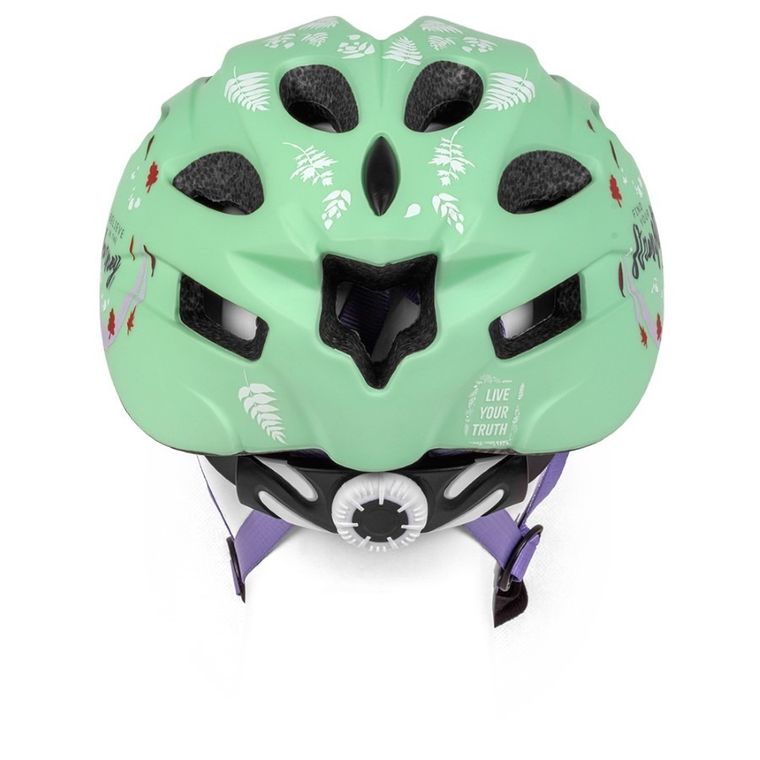 Kraina Lodu 2, kask rowerowy, in-mold, mint