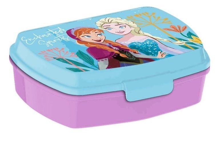 Kraina Lodu, bidon aluminiowy + lunchbox