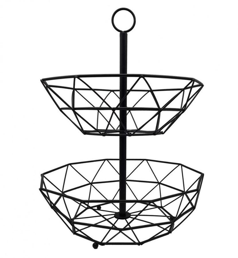 Krisberg, koszyk piętrowy na owoce, patera