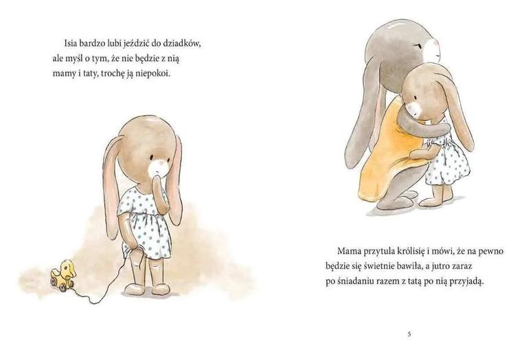 Królisia Isia tęskni za rodzicami