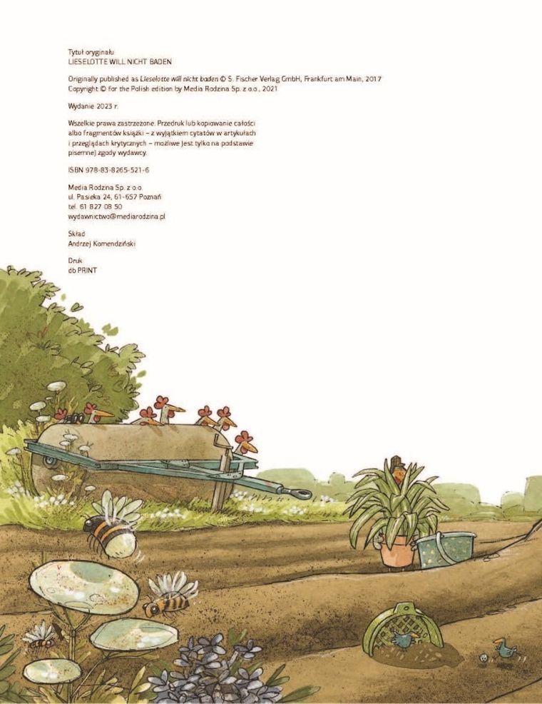 Krowa Matylda nie chce się kąpać