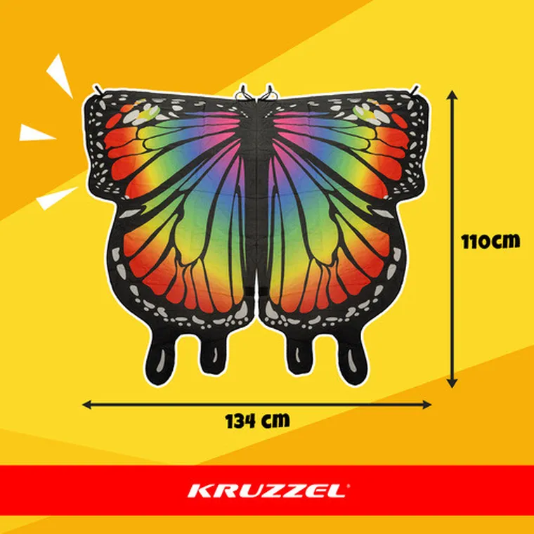 Kruzzel, strój dla dzieci, motylek, 5 elementów