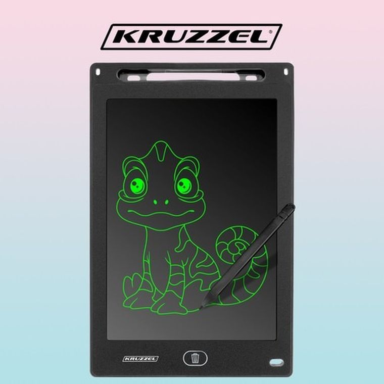 Kruzzel, tablet do rysowania, czarny, 12"