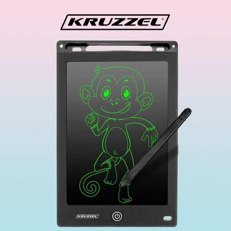 Kruzzel, tablet do rysowania, czarny, 8,5"