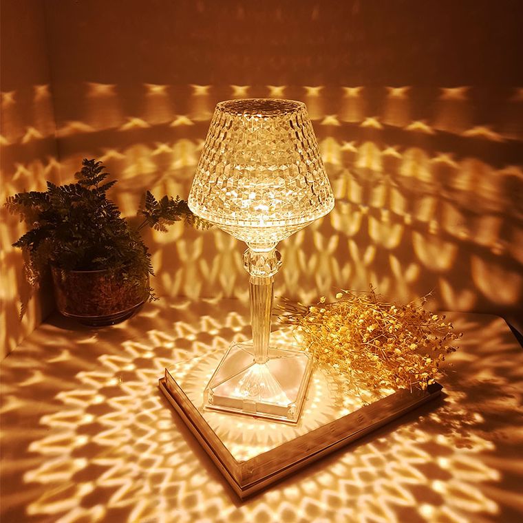 Kryształowa lampa LED, 25 cm