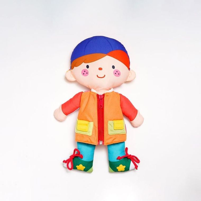 K's Kids, Chłopiec i dziewczynka, lalka szmaciana do ubierania, dwustronna