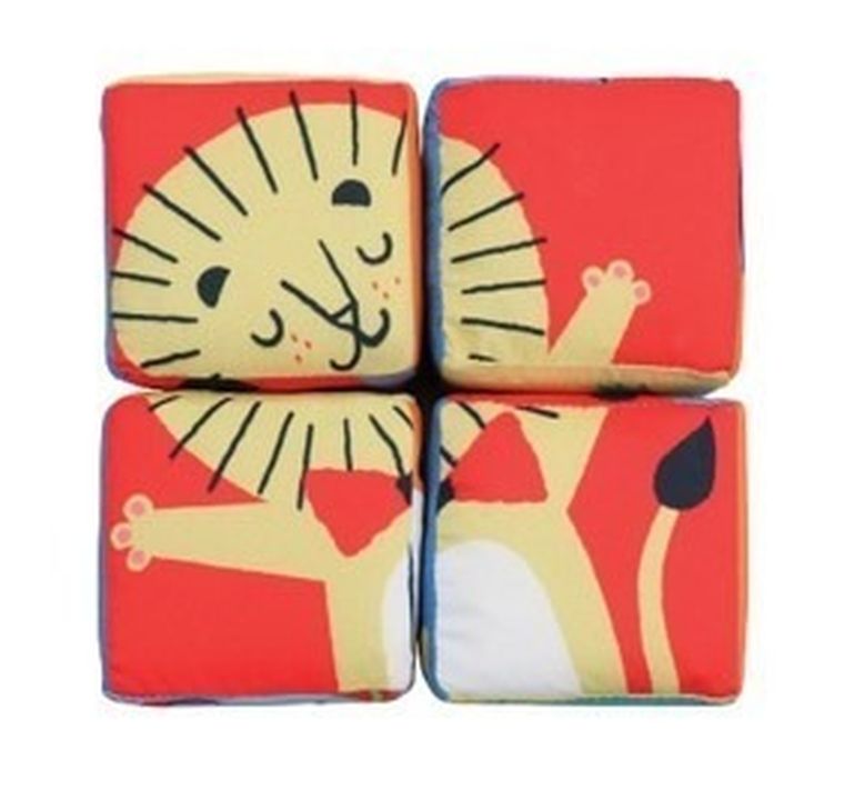 K's Kids, zestaw miękkich kolorowych klocków edukacyjnych