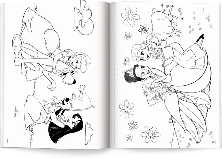 Księżniczki Disneya. Megakolorowanka