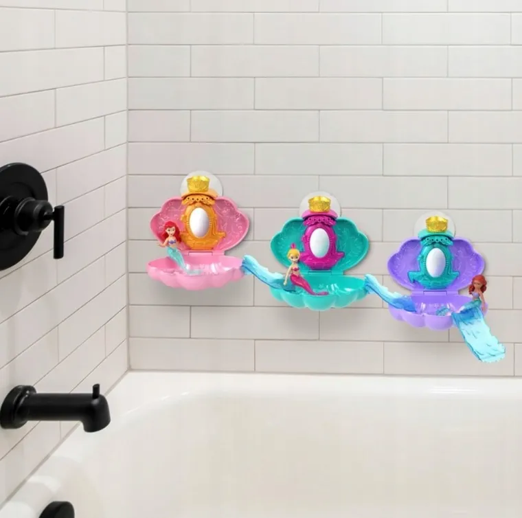 Księżniczki Disneya, Syrenka w muszelce, zestaw z lalką, 1 szt.