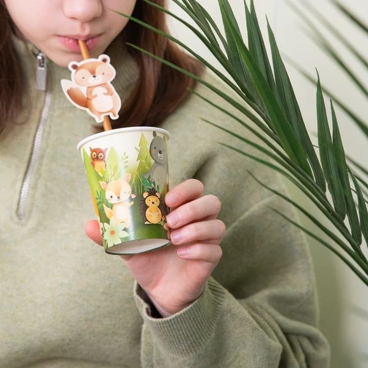 Kubeczki, leśni przyjaciele, 220 ml, 6 szt.