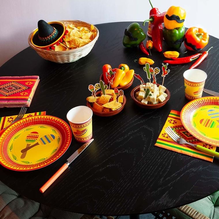 Kubeczki Meksykańskie, ekologiczne, 210 ml, 10 szt.