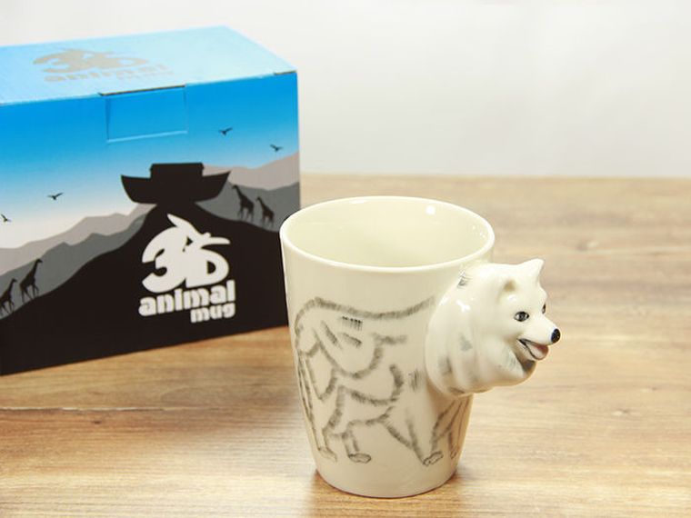 Kubek 3D, pies, 400 ml