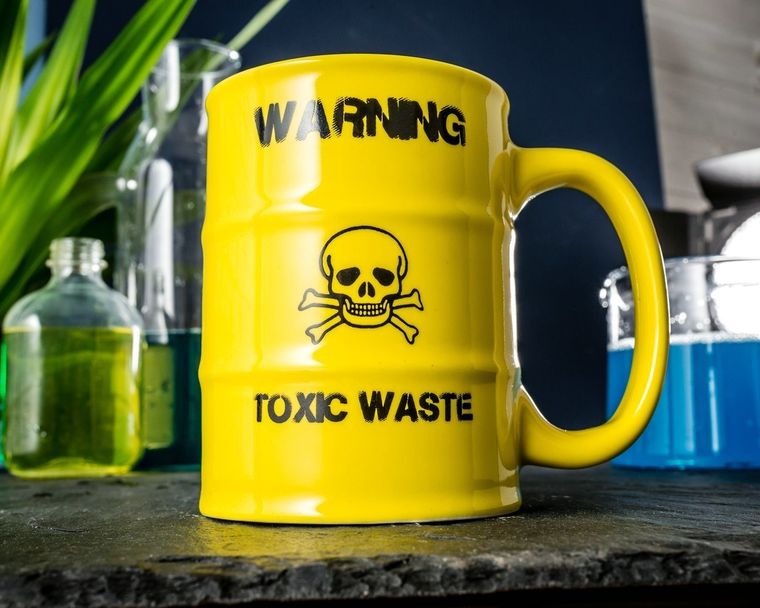 Kubek, Toxic Waste, żółty