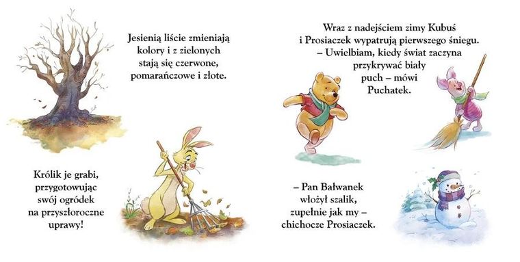 Kubuś i Przyjaciele. Czas na kąpiel. Cztery pory roku