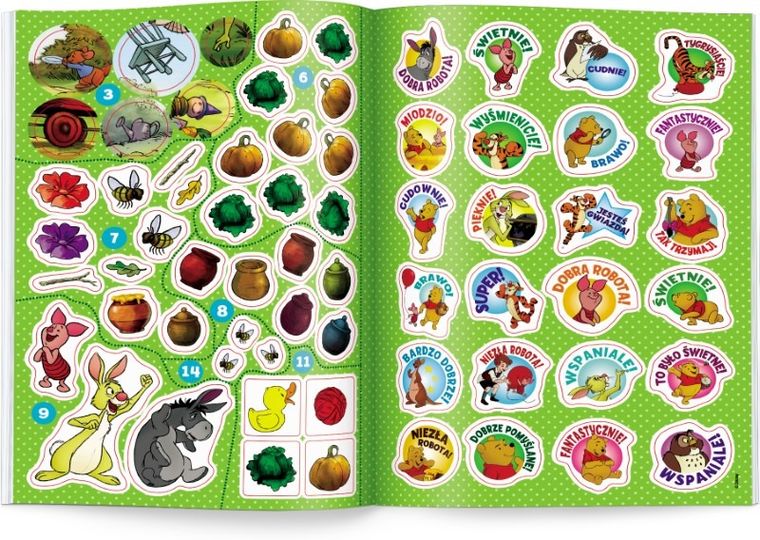 Kubuś Puchatek i przyjaciele. Disney Uczy. Zadania z nagrodami